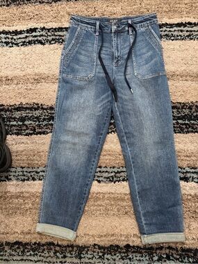 Judy Blue Womans Casual Drawstring Jeans